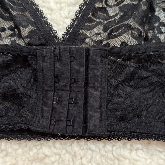 Elegant Black Lace Bralette | INC - Picture 5 of 8